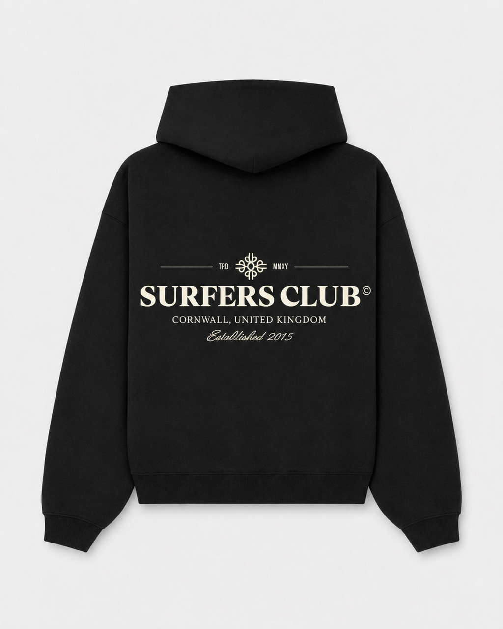Surfers Club Hoodie | Black