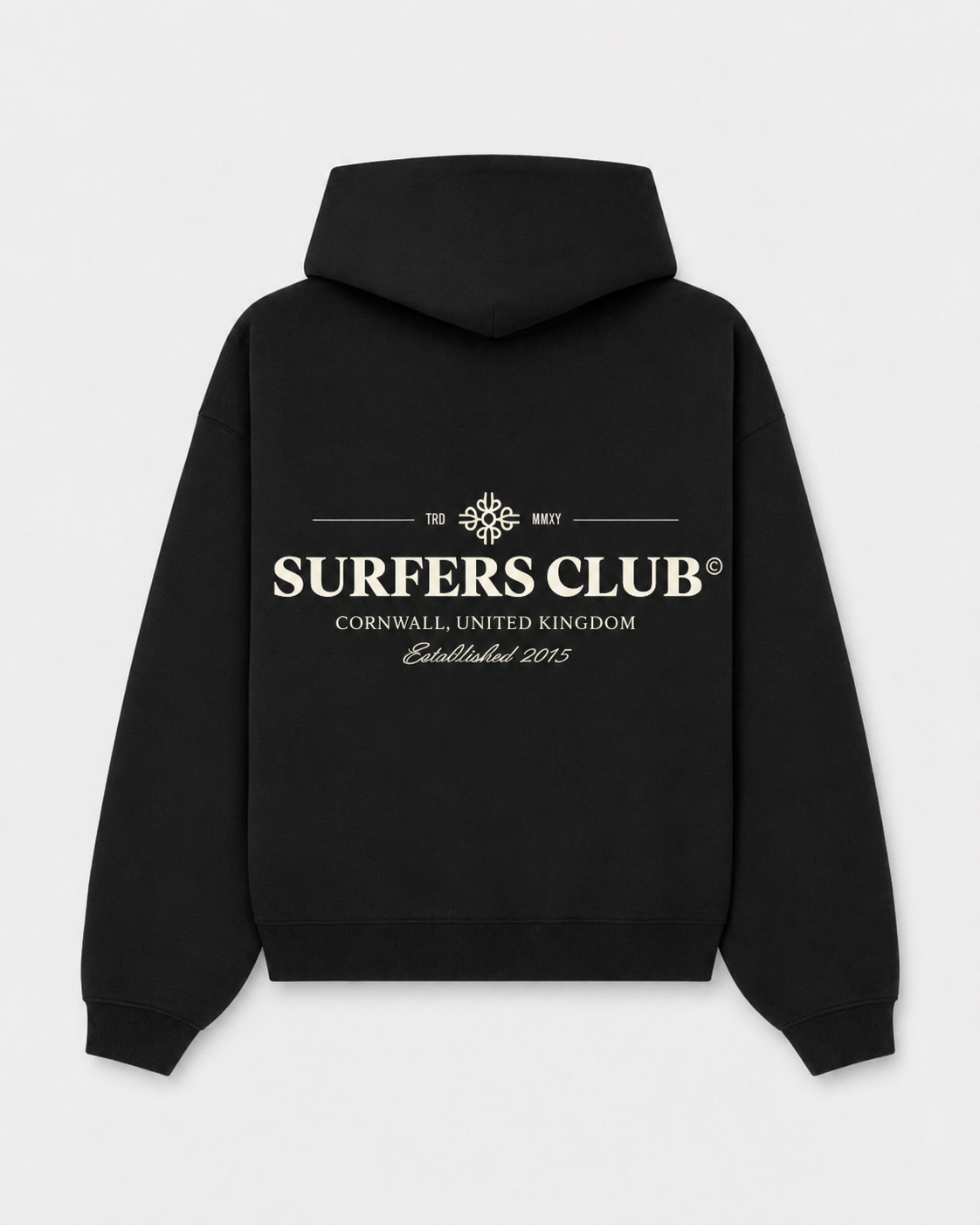 Surfers Club Hoodie | Black