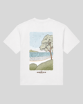 Starlit Bay T-Shirt White, back